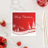 メリークリスマスパーティー紙ナプキンス スタンダードカクテルナプキン (インサイチュ)