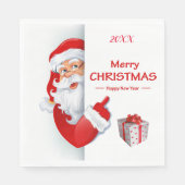 メリークリスマスパーティー スタンダードランチョンナプキン (正面)