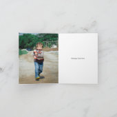 メリークリスマスパート2写真クリスマスカード カード (内部)