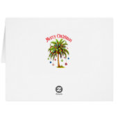 メリークリスマスパームツリーライトハワイアントロピカル (裏面横)