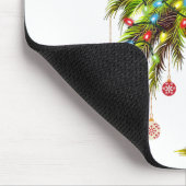 メリークリスマスパームツリーライトハワイアントロピカル マウスパッド (コーナー)