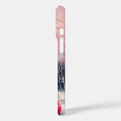 メリークリスマスヒッポサンタハットとスカーフ Case-Mate iPhoneケース (裏面 / 左)