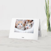 メリークリスマスヒョウグリッターグラムブラシストローク シーズンカード (裏面)