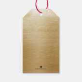 メリークリスマスヒョウ ギフトタグ (裏面)