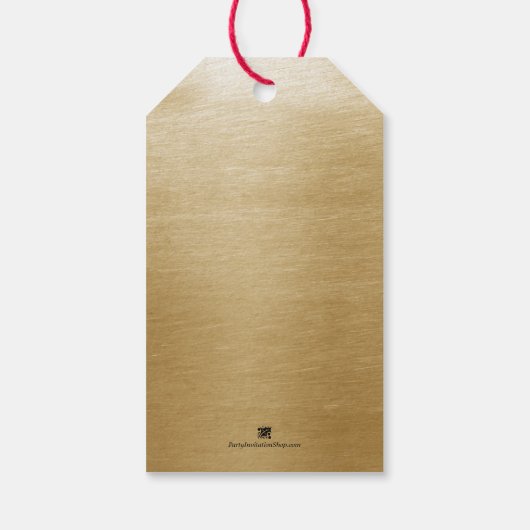 メリークリスマスヒョウ ギフトタグ (裏面)