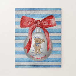 メリークリスマスヒルトンヘッドアイランドベアオーナメント ジグソーパズル