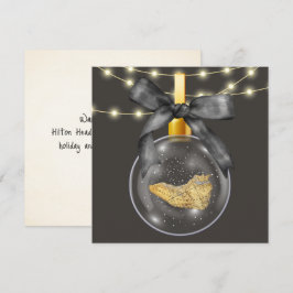 メリークリスマスヒルトンヘッドアイランドマップオーナメント シーズンカード