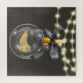 メリークリスマスヒルトンヘッドアイランドマップオーナメント ジグソーパズル (横)