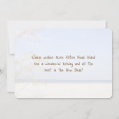 メリークリスマスヒルトンヘッドアイランドマップ&ビーチ シーズンカード (裏面)