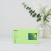 メリークリスマスビジネスカード 名刺 (スタンド正面)