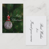 メリークリスマスビジネスカード 名刺 (正面/裏面)