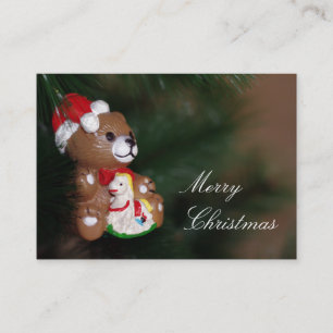 メリークリスマスビジネスカード 名刺