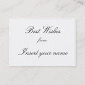 メリークリスマスビジネスカード 名刺 (裏面)