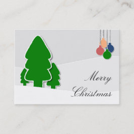 メリークリスマスビジネスカード 名刺