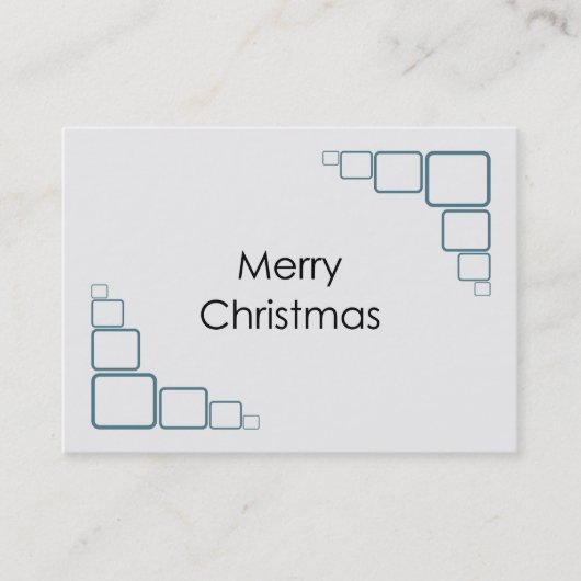 メリークリスマスビジネスカード 名刺 (正面)