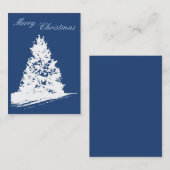 メリークリスマスビジネスカード 名刺 (正面/裏面)