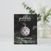 メリークリスマスビジネス企業のマーケティングポスト ポストカード (スタンド正面)