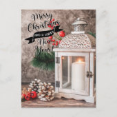 メリークリスマスビジネス企業のマーケティング ポストカード (正面)