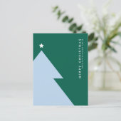 メリークリスマスビジネス企業の会社 ポストカード (スタンド正面)