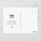 メリークリスマスビジネス企業の会社 ポストカード (裏面)