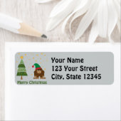 メリークリスマスビッグフット ラベル (インサイチュ)