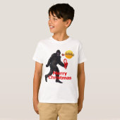 メリークリスマスビッグフット Tシャツ (正面フル)