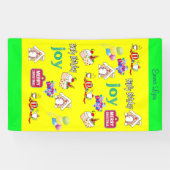 メリークリスマスビニールハッピーバースデー 横断幕 (横)