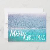 メリークリスマスビューティフルウィンターレイクカスタム シーズンカード (正面)