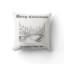 メリークリスマスビレッジスノーシーンカスタムホリデーホテル