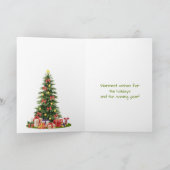 メリークリスマスビレッジネームスノー カード (内部)