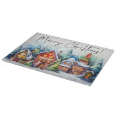 メリークリスマスビレッジ カッティングボード (角)