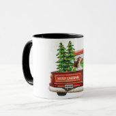 メリークリスマスビーグルドマグカップ マグカップ (正面左)