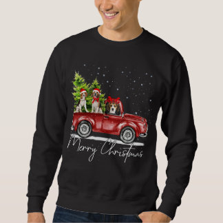 メリークリスマスビーグルラバーサンタライトトナカイ スウェットシャツ