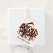 メリークリスマスビーグル犬 フェイバータグ (インサイチュ)