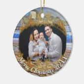 メリークリスマスビーチファミリー786 セラミックオーナメント (左)