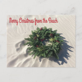 メリークリスマスビーチリースon Sand シーズンポストカード