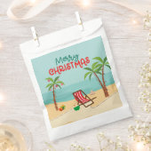 メリークリスマスビーチ フェイバーバッグ (クリップ留めされた状態)