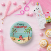 メリークリスマスビーチ ペーパーボウル (パーティー)