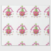 メリークリスマスビートル ラッピングペーパー (フラット)