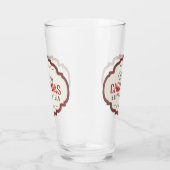 メリークリスマスビールガラス製品 タンブラーグラス (右)