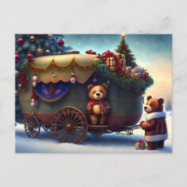 メリークリスマスビール ポストカード