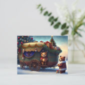 メリークリスマスビール ポストカード (スタンド正面)