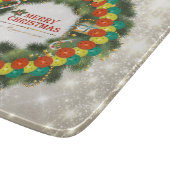 メリークリスマスピックボール1ガラスのカッティングボード カッティングボード (角)