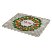 メリークリスマスピックボール1ガラスのカッティングボード カッティングボード (角)