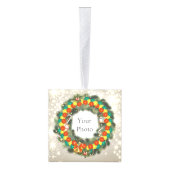 メリークリスマスピックルカスタムボール1オーナメント キューブオーナメント (右)