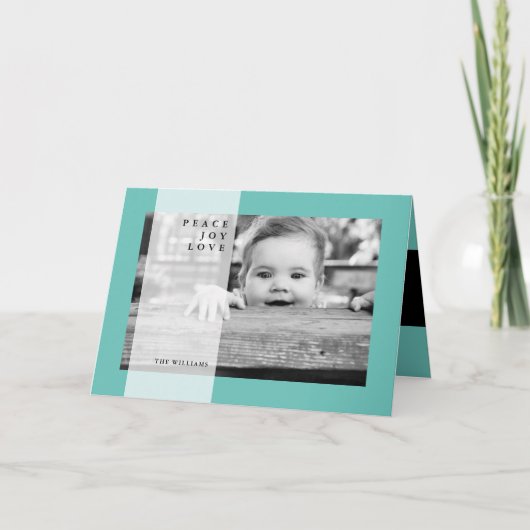 メリークリスマスピースジョーラブホリデーカード シーズンカード (正面)