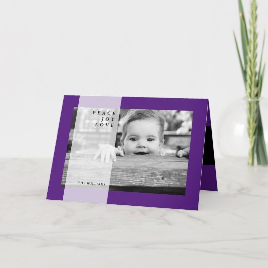 メリークリスマスピースジョーラブホリデーカード シーズンカード (正面)