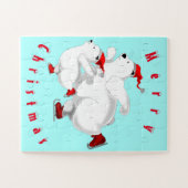 メリークリスマスファミリーがジグソーギフトを負担 ジグソーパズル (横)