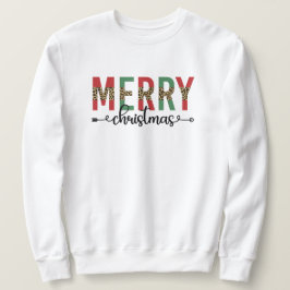 メリークリスマスファミリークリスマスお祝いギフト スウェットシャツ