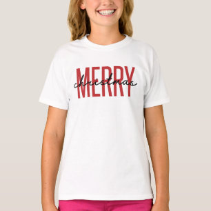 メリークリスマスファミリークリスマスお祝いギフト Tシャツ